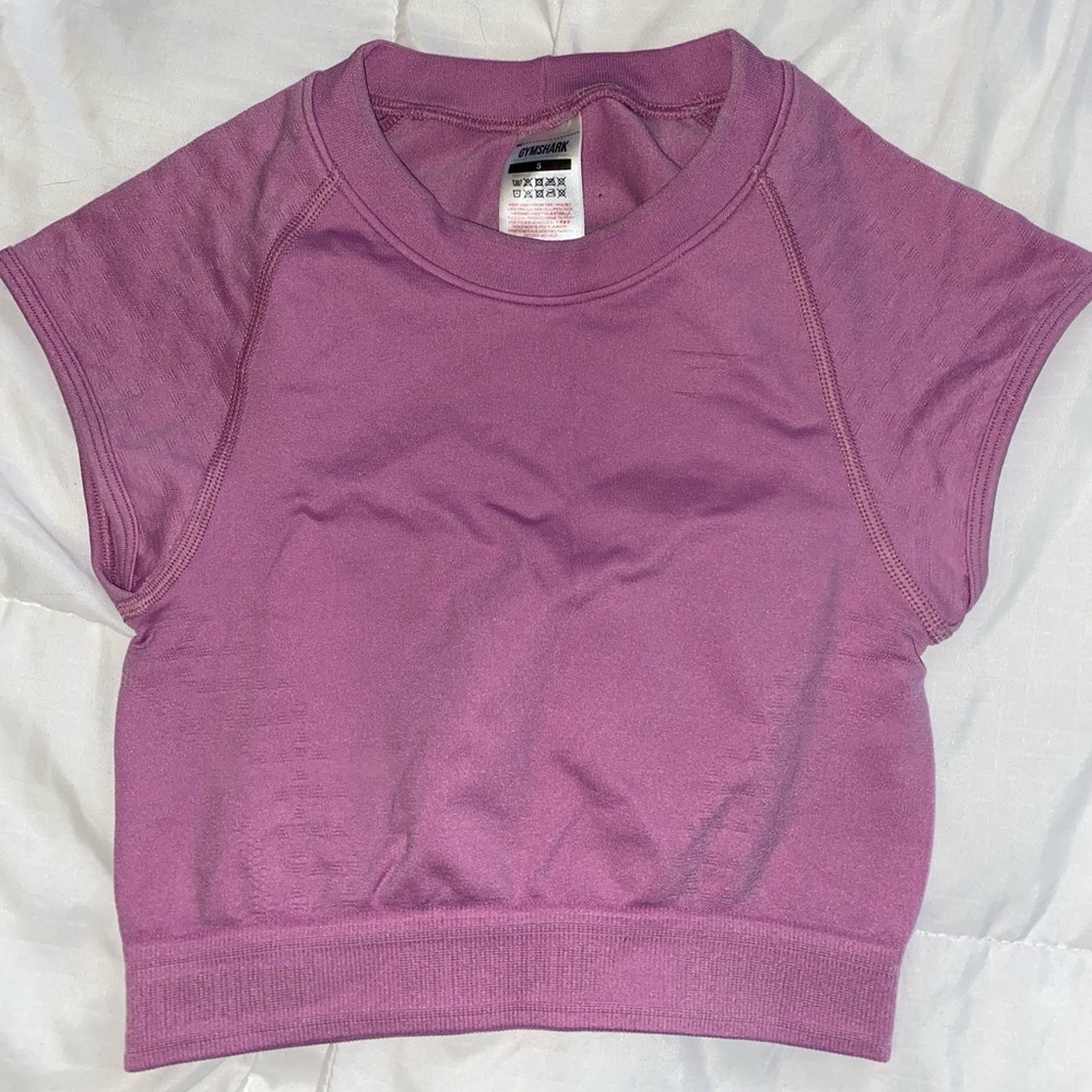 Womens gymshark cap sleeve crop top